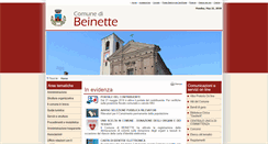 Desktop Screenshot of comune.beinette.cn.it